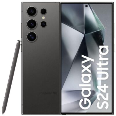 Smartphone Samsung Galaxy S24 Ultra 6,8″ Galaxy AI 256GB Titânio Preto 5G 12GB RAM Câm. Quádrupla 200MP + Selfie 12MP Bateria 5000mAh Dual Chip