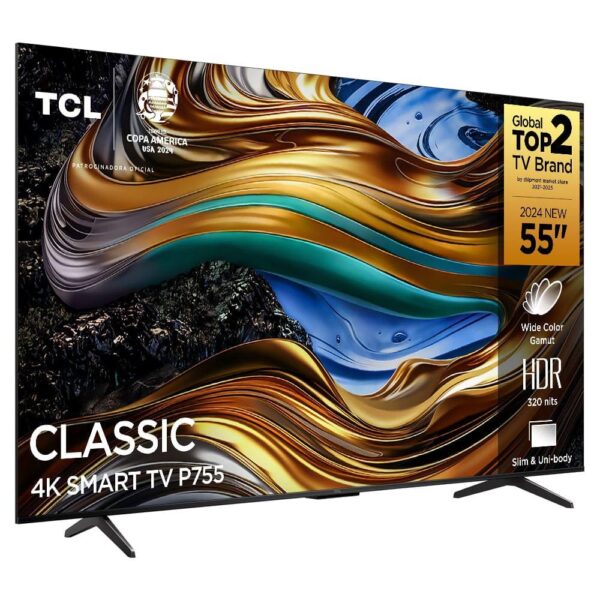 Smart TV 55” Ultra HD 4K TCL 55P755 LED com Google TV, Dolby Vision e Atmos, HDR10+, Wi-Fi, Bluetooth, Google Assistente e Design sem Bordas - Image 6