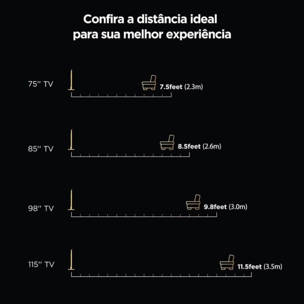 Smart TV 55” Ultra HD 4K TCL 55P755 LED com Google TV, Dolby Vision e Atmos, HDR10+, Wi-Fi, Bluetooth, Google Assistente e Design sem Bordas - Image 2