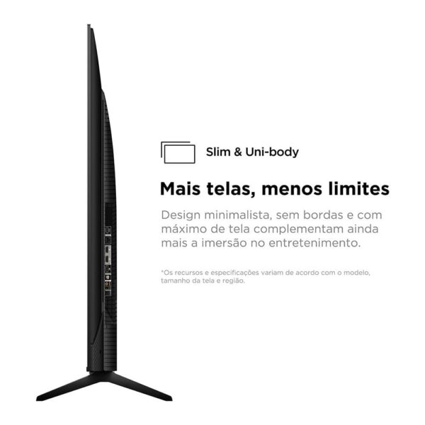 Smart TV 55” Ultra HD 4K TCL 55P755 LED com Google TV, Dolby Vision e Atmos, HDR10+, Wi-Fi, Bluetooth, Google Assistente e Design sem Bordas - Image 3